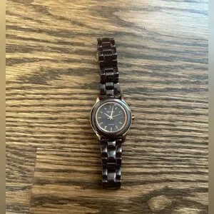 Dkny Accessories Dkny Ny8428 Womens Watch Brown Ceramic Gold